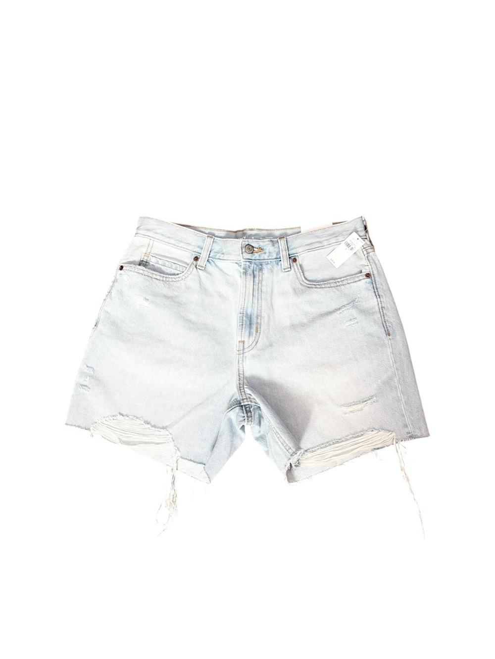 Old Navy Light Blue Distressed Denim Shorts